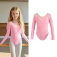 thumbnail image 1 of Ballet Leotards for Teens Long Sleeve Pink Ballet Leotard for Girls Toddler Ballet Outfit 18-24 Months Outfits Girls, 1 of 3