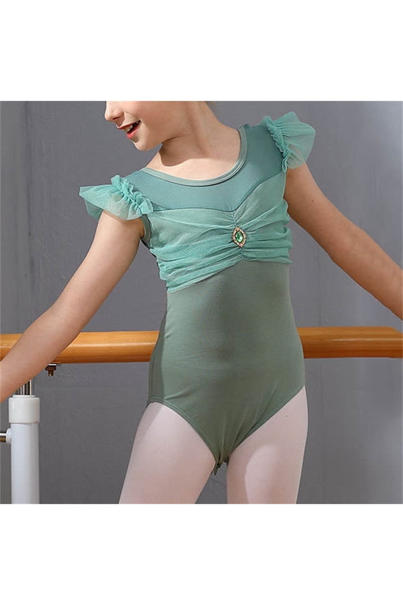Ballet Leotards for Toddler Girls, Ballet Costumes Toddler Leotards, Toddler Ballet Leotard, Kids Apparel Dancewear for Girls 2Y-14Y