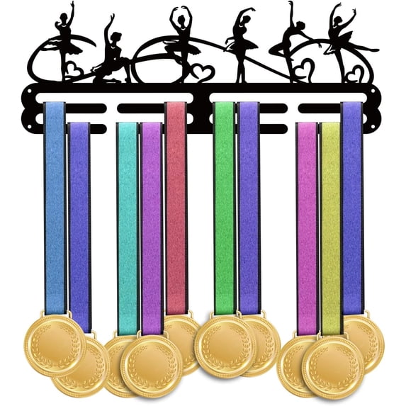 Ballet Medal Holder Dance Athlete Medals Hanger Medal Rack Frame Dancer ...