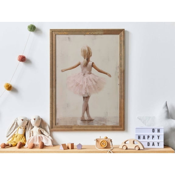 Ballet Nursery Art Ballerina Nursery Decor Girl Girly Art Pink Girls Room Ballet Dancer Painting Ballerina Print Girl Wall Art Modern Wall Decor