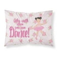 thumbnail image 1 of Ballet Pigtails Fabric Standard Pillowcase, 1 of 2