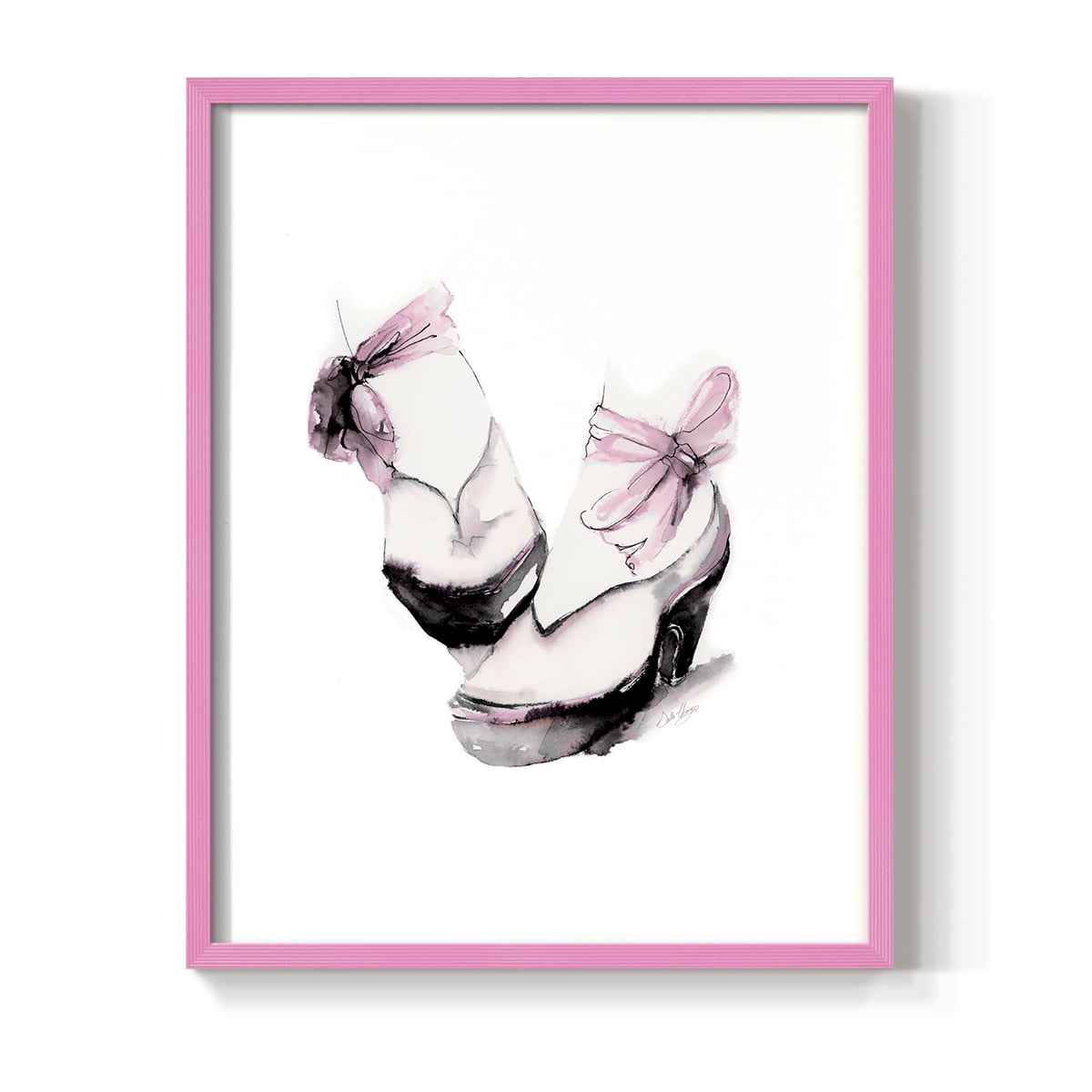 Ballet Platform in Paper Solid Wood 11 x 14 Framed Print