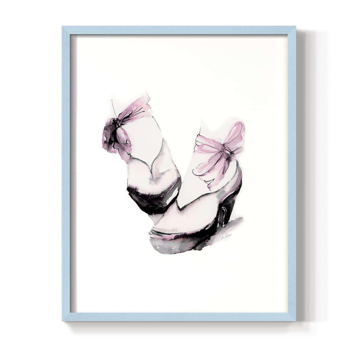Ballet Platform in Paper Solid Wood 11 x 14 Framed Print