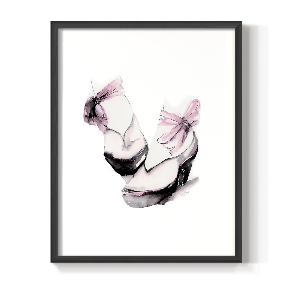 Ballet Platform in Paper Solid Wood 16 x 20 Framed Print