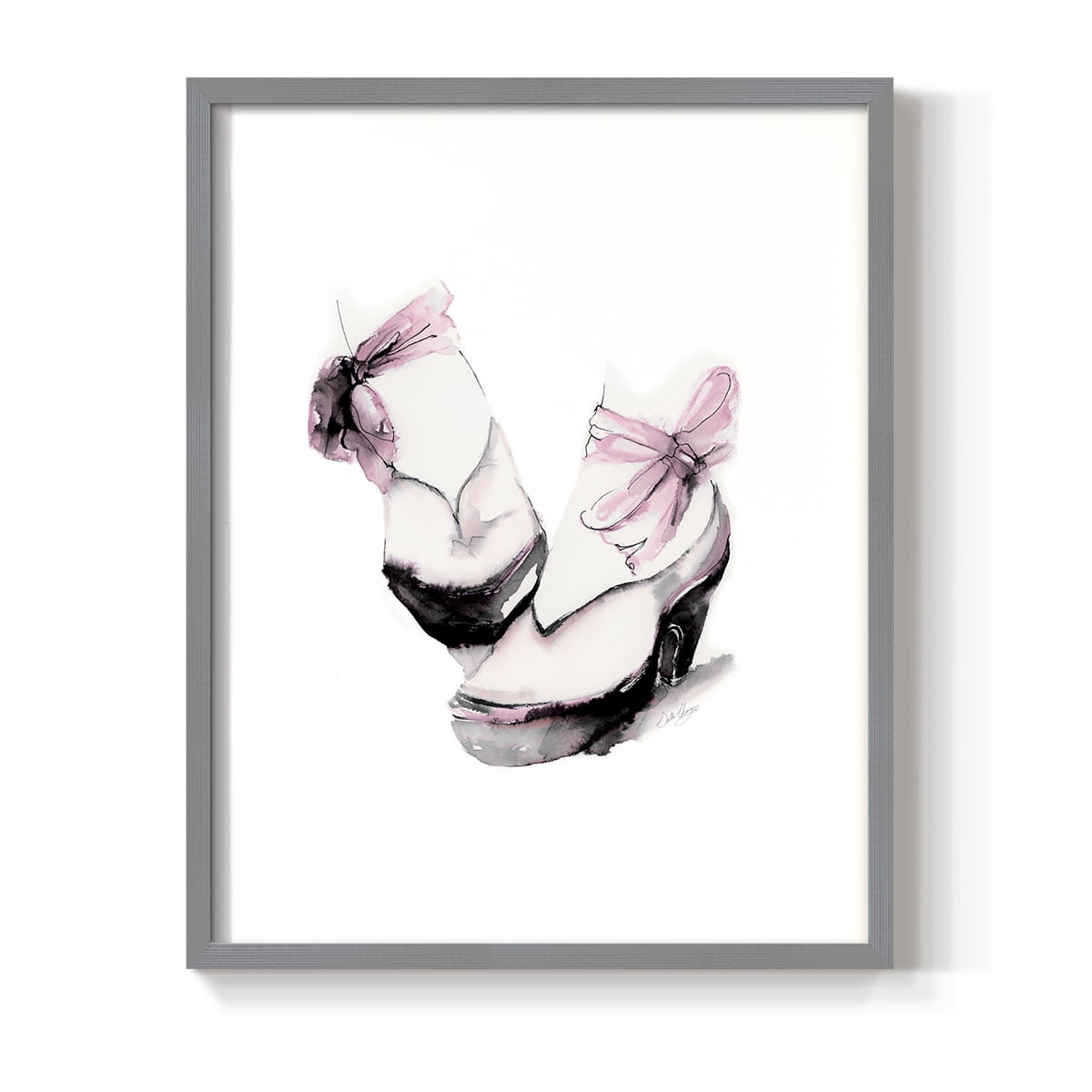 Ballet Platform in Paper Solid Wood 22 x 28 Framed Print