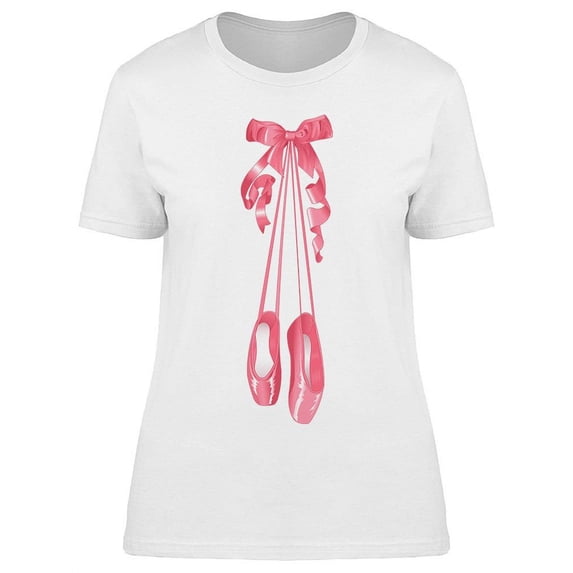 Ballet Pointes Shoes T-Shirt Women -Image by Shutterstock, Female XX-Large