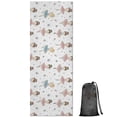 thumbnail image 1 of Ballet Princess Pattern Hot Yoga Mat Towel Non Slip for Hot Yoga - Quick-Drying Yoga Mat Cover with 4 Corner Pockets with Travel Bag - Hot Yoga Towel Non Slip Grip Moisture Wicking Sweat 70"x26", 1 of 6