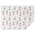 thumbnail image 1 of Ballet Princess Pattern Rectangle Tablecloth 60"x84",Waterproof Polyester Rectangle Table Cloth, Wipeable Spillproof Polyester Tablecloth for Dining, Camping, Indoor and Outdoor, 1 of 5