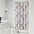 thumbnail image 1 of Ballet Princess Pattern Shower Curtain 36"x72" ,Bathroom Decorative Shower Curtains Set with 12 Hooks,Modern Waterproof Washable Shower Curtain, 1 of 6