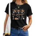 thumbnail image 1 of Ballet Pumpkin Skeleton Scary Halloween T-Shirt - Boys, Girls & Women’s Spooky Dance Costume Tee, Cute Fall Halloween Graphic Shirt, 1 of 3