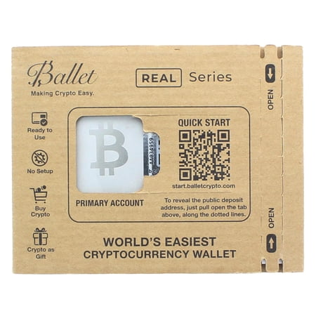 Ballet REAL Series Bitcoin Cold Storage Wallet Card