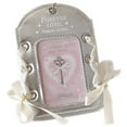 thumbnail image 1 of Ballet Ribbon Photo ID Holder Keychain, Silver Badge Card Sleeve Pendant, 1 of 7