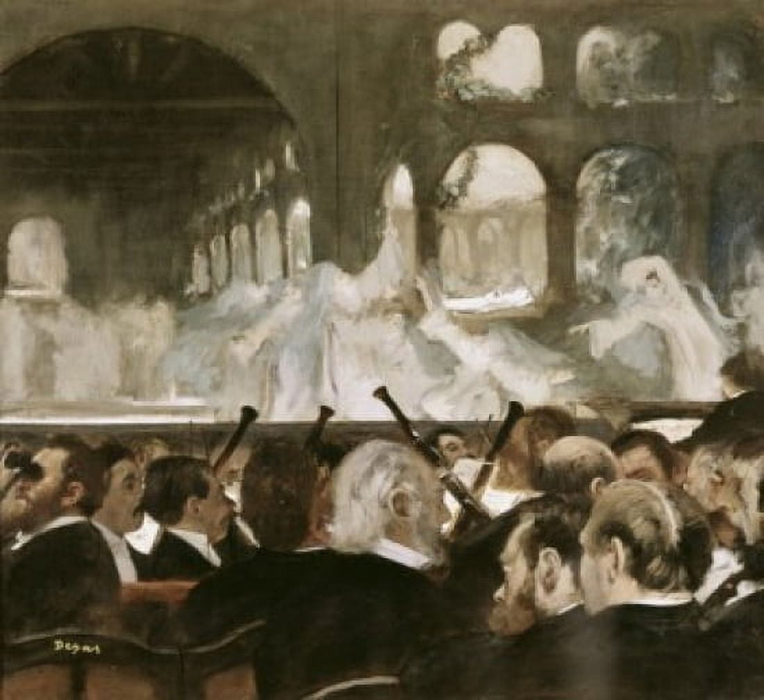 Ballet Scene from Mayerbeers Roberto il Diavola Edgar Degas (1834-1917French) Victoria & Albert Museum London Canvas Art - Edgar Degas (18 x 24)
