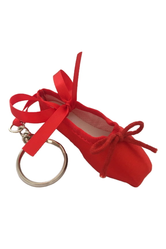Ballet Shoe Keychain Charm Cute Ornaments Pendants Alloy Backpack Pendant Perfect Gift for Dance Lover
