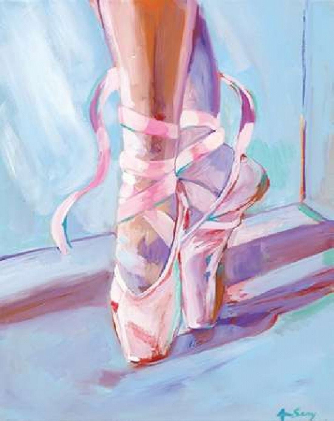 Ballet Shoes Canvas Art - Anne Seay (24X30)