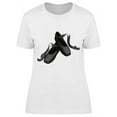 thumbnail image 1 of Ballet Shoes Design T-Shirt Women -Image by Shutterstock, Female x-Large, 1 of 2