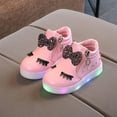 thumbnail image 1 of Ballet Shoes for Girls Girls Bowknot on Shoes Girls LED Luminous Girls Size Shoes Boots Sport Girl Shoes c Shoes Sneakers Ballet Shoes for Girls Toddler Shoes Girls, 1 of 9