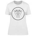 thumbnail image 1 of Ballet Shoes Icon T-Shirt Women -Image by Shutterstock, Female 3X-Large, 1 of 2