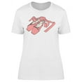 thumbnail image 1 of Ballet Shoes Sketch Design T-Shirt Women -Image by Shutterstock, Female 3X-Large, 1 of 2
