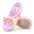 thumbnail image 1 of Ballet Shoes Split-Sole Glitter Flats Dance Shoes for Girls Toddler/Kid (WX55-21,30), 1 of 6