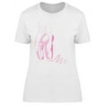 thumbnail image 1 of Ballet Shoes T-Shirt Women -Image by Shutterstock, Female Small, 1 of 2