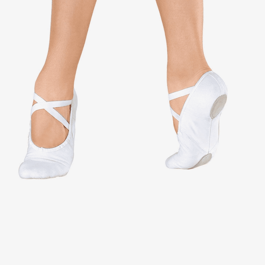 So Danca BA26 Canvas Split Sole Ballet Shoe - Black (Medium Width, 10.5 Long)