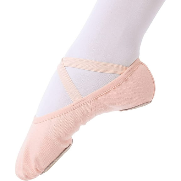 Ballet Shoes for Women Girls, Ballet Slipper Dance Shoes Stretch Canvas for Toddler Kids Adults