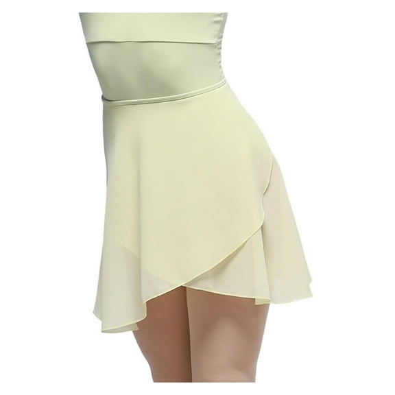 Ballet Skirt Adult Chiffon Dance Skirt For Women Long Wrap Ballet Skate Skirt Adjustable Buckles Ballerina Dance Wear