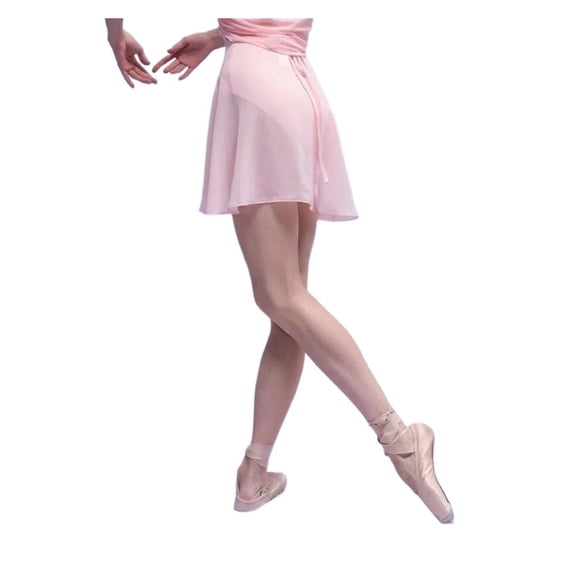 Ballet Skirt Girls Chiffon Up Wrap Ballet Dress Tulle Skirt Ballerina Dance Wear Training Dress