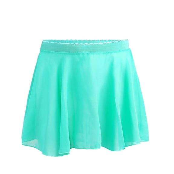 Ballet Skirt Girls Dance Chiffon Skirt Elastic Waist Dance Skirt for Girls Tutu Skirt for Ballet