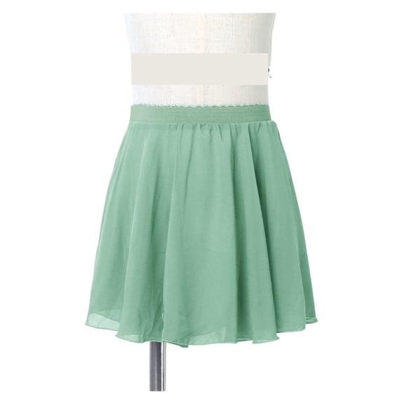 Ballet Skirt Girls Dance Chiffon Skirt Elastic Waist Dance Skirt for Girls Tutu Skirt for Ballet