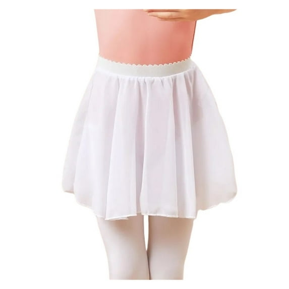 Ballet Skirt Girls Dance Chiffon Skirt Elastic Waist Dance Skirt for Girls Tutu Skirt for Ballet