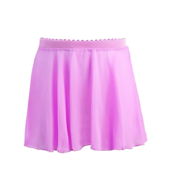 Ballet Skirt Girls Dance Chiffon Skirt Elastic Waist Dance Skirt for Girls Tutu Skirt for Ballet