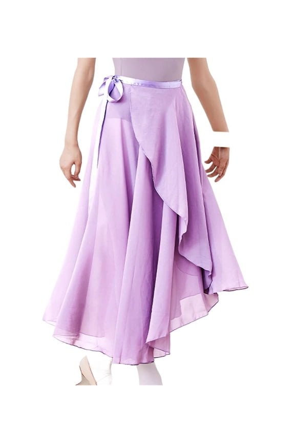 Ballet Skirt Gymnastics Leotard Practice Dresses Wraps Dance Ballerina Chiffon Yoga Skirts