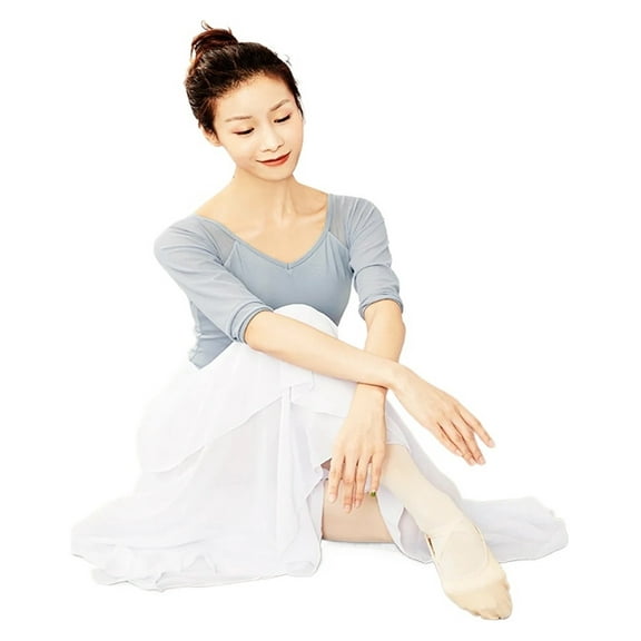 Ballet Skirt Gymnastics Leotard Practice Dresses Wraps Dance Ballerina Chiffon Yoga Skirts