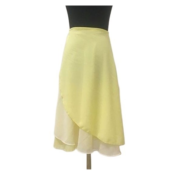 Ballet Skirt Women Adults Long Chiffon Ballet Classical Dance Skirts Lace Up Double-sided Ballet Skirts Ballet Dance