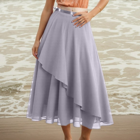 Ballet Skirt For Women Daily Use Elegant Mesh Overlay Design Versatile Wardrobe For Spring And Summer Tassel Skirt Ballet Skirt Women Wrap Skirts for Women Skirting for Mobile Home Exterior Skirted