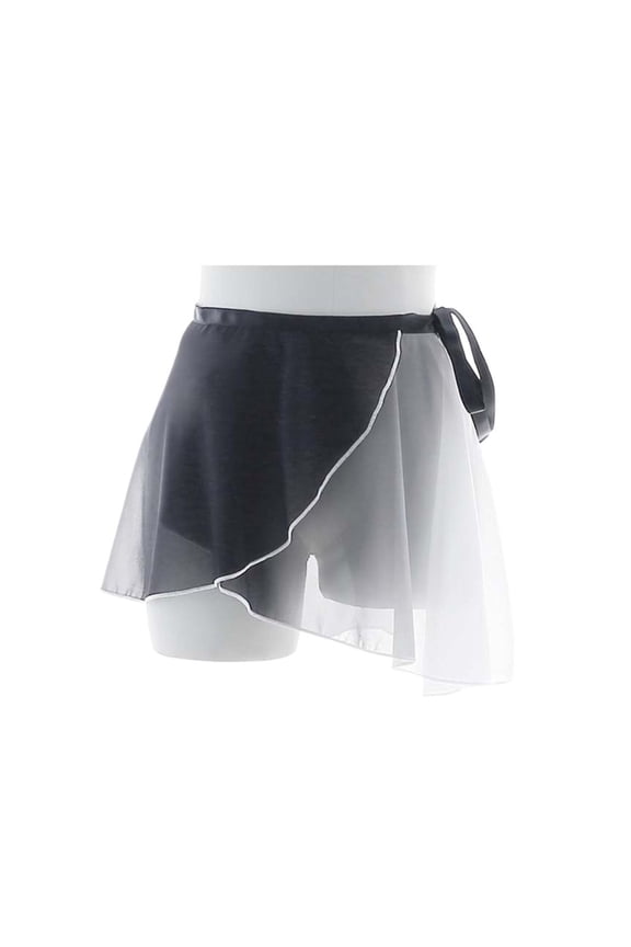 Ballet Skirt Women Girl Ballet Wrap Skirt Dancewear Chiffon Practice Gradient Gymnastics Skirt