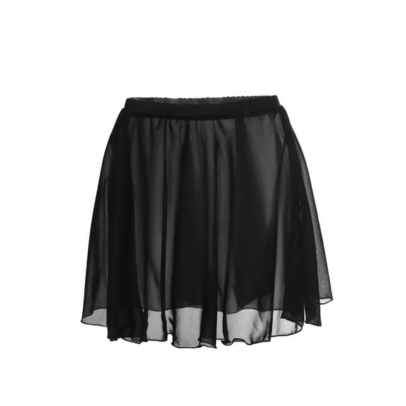 Ballet Skirts Girls Dance Skirt White Black Chiffon Skirts Women Waist Short Skirt for Dancing