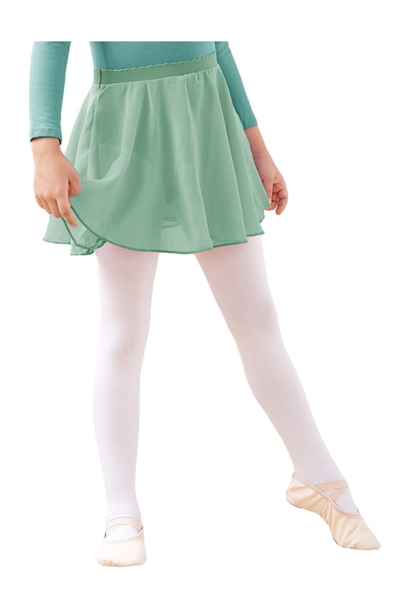 Ballet Skirts for Girl Kids Basic Chiffon Mini Dance Skirt
