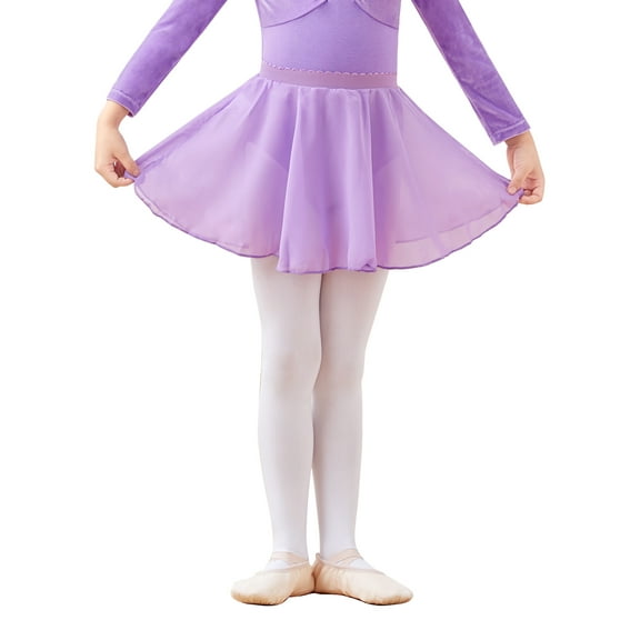 Ballet Skirts for Girl Kids Basic Chiffon Mini Dance Skirt