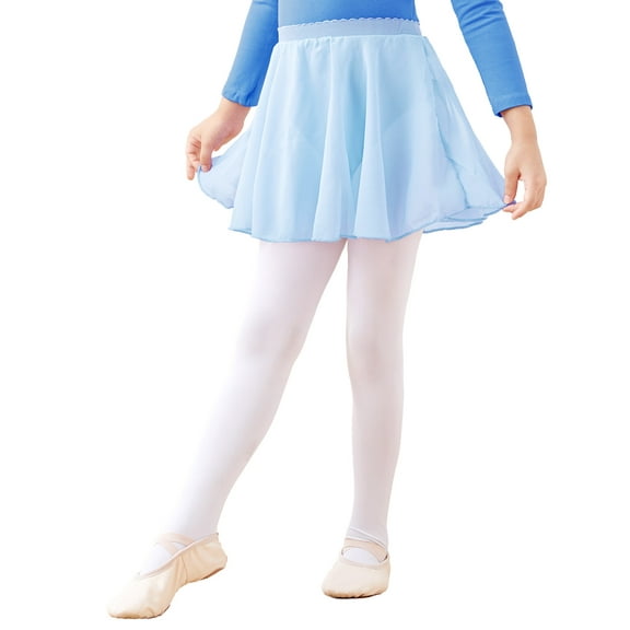 Ballet Skirts for Girl Kids Basic Chiffon Mini Dance Skirt