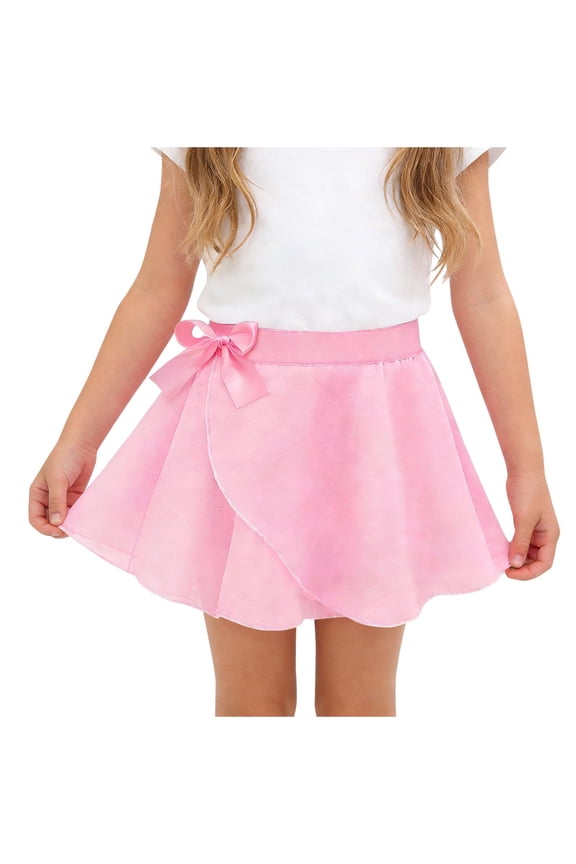 Ballet Skirts for Girls Dance Tiered Chiffon Ballet Wrap Skirts for Dancing Skating