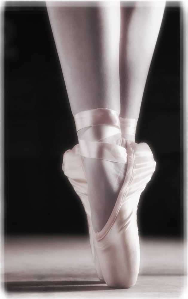 Ballet Slippers Canvas Art - Don Hammond Design Pics (11 x 17)