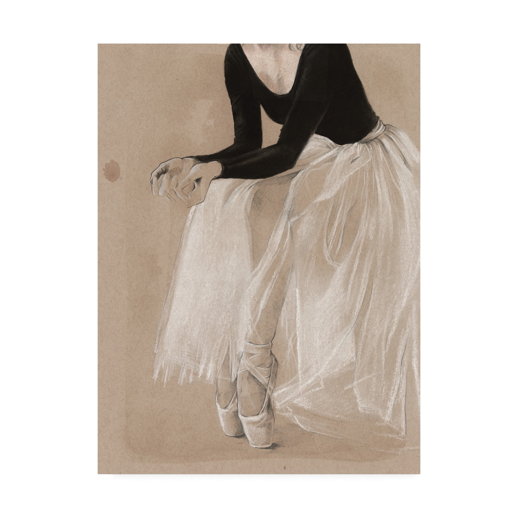 Ballet Study I' Canvas Art by Jennifer Paxton Parker