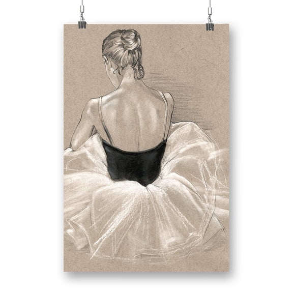 Ballet Study Ii Poster - Jennifer Paxton Parker Designs,