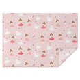 thumbnail image 1 of Ballet Swan Princess Pattern Rectangle Tablecloth 60"x84",Waterproof Polyester Rectangle Table Cloth, Wipeable Spillproof Polyester Tablecloth for Dining, Camping, Indoor and Outdoor, 1 of 5