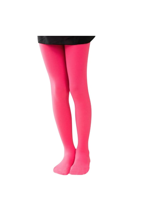 Ballet Tights Ballet Tights Leggings Pantihose Stretchy Full Length Ballet Dance Pants Stocking Dance Tights Girls Watermelon Red 4 Years-6 Years