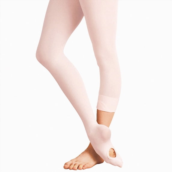 Ballet Tights for Girls Dance Tights Convertible Tight For Winter Stocking 8-12Y,Pink NIEWTR