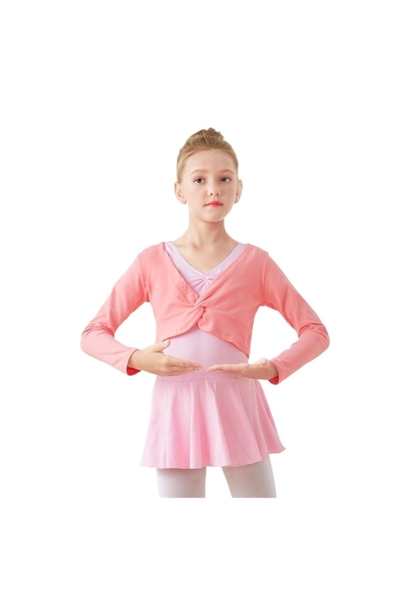 Ballet Top Ballet Jersey Girls Dance Top Ballet Gymnastics Jacket Dance Top Coat Kids Wrap Top